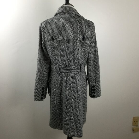 Laundry by Design Recycle Wool Blend Houndstooth Belted Coat 10 - Picture 5 of 9